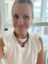 Orange and Turquoise Necklace