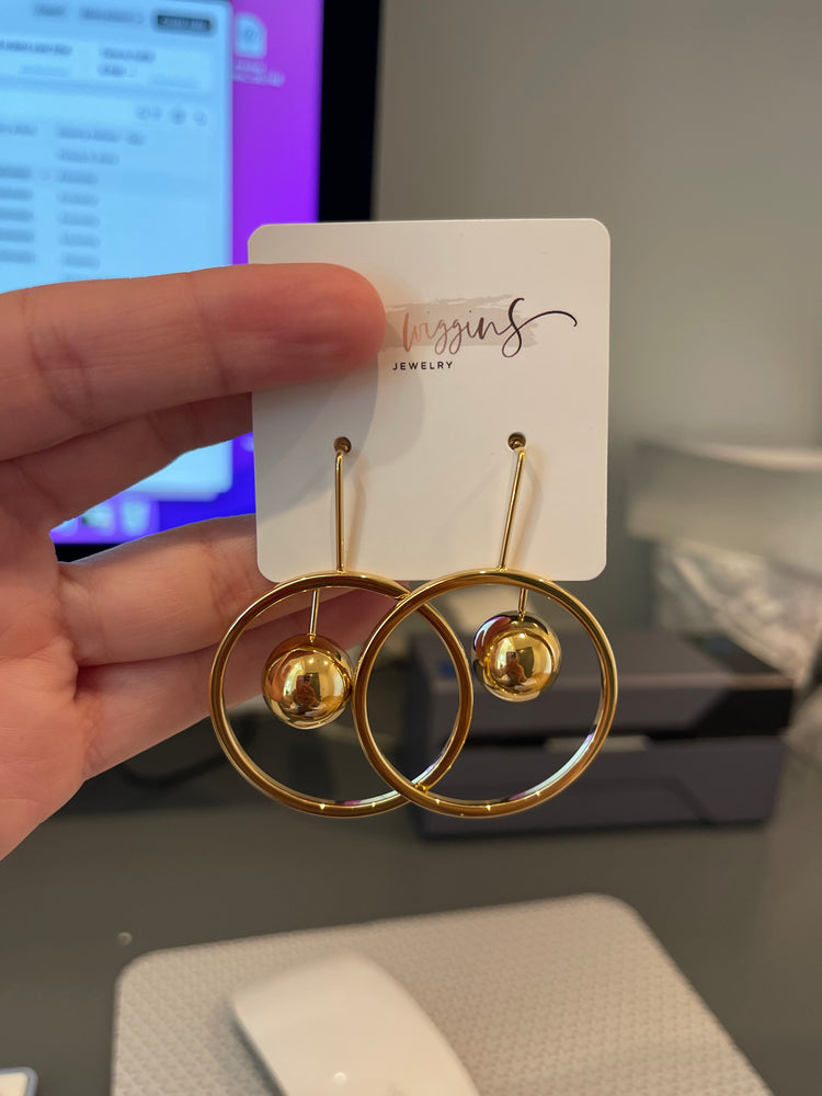 Ball Drop Earrings