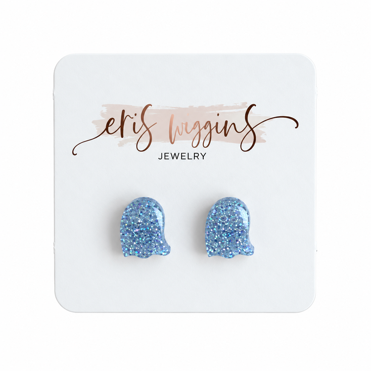 Ghost Stud Earrings