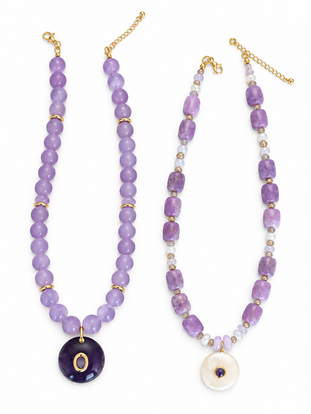 Purple Pendant Necklaces