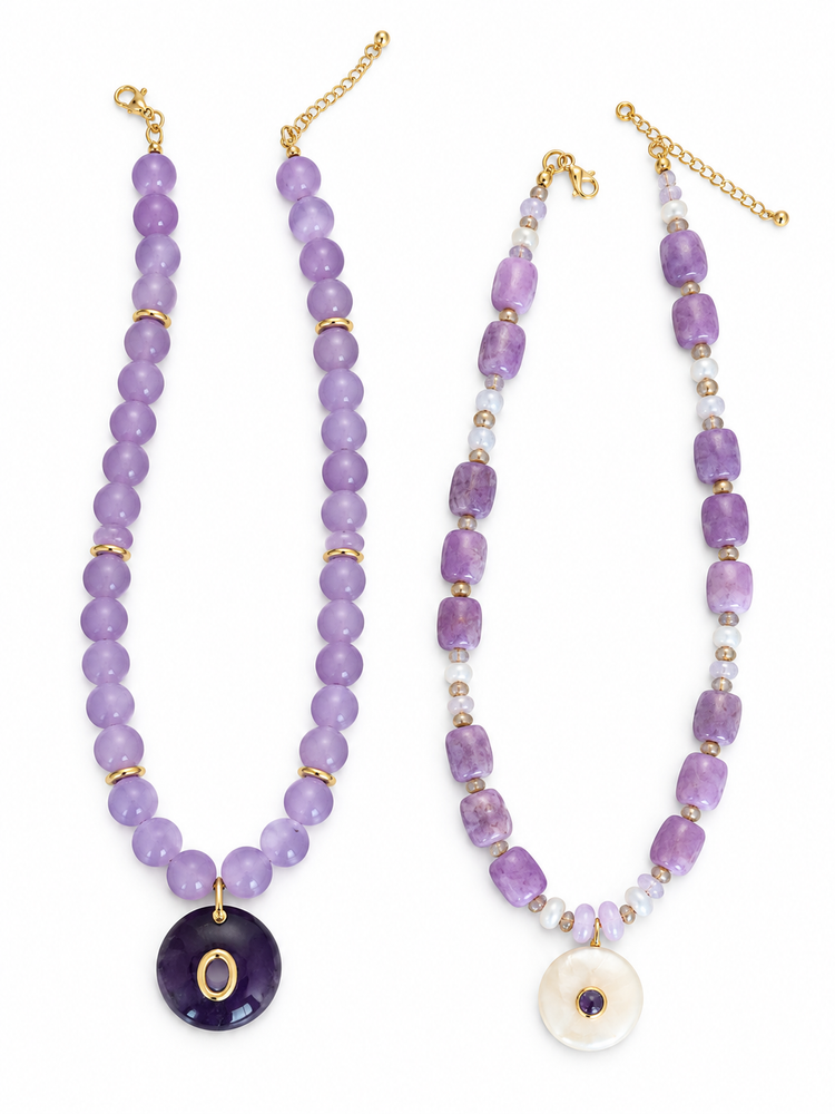 Purple Pendant Necklaces