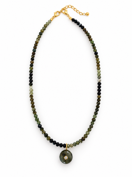 Green Tourmaline  Necklace