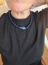 Pink and Navy Necklaces