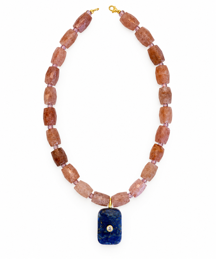 Strawberry Quartz Necklace
