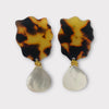 Bea Drop Earrings - Tortoise