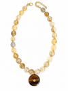 Brown Pendant Necklace