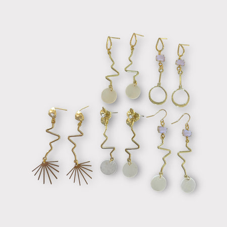 Multiple style earrings