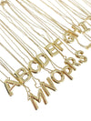 Balloon Initial Necklaces