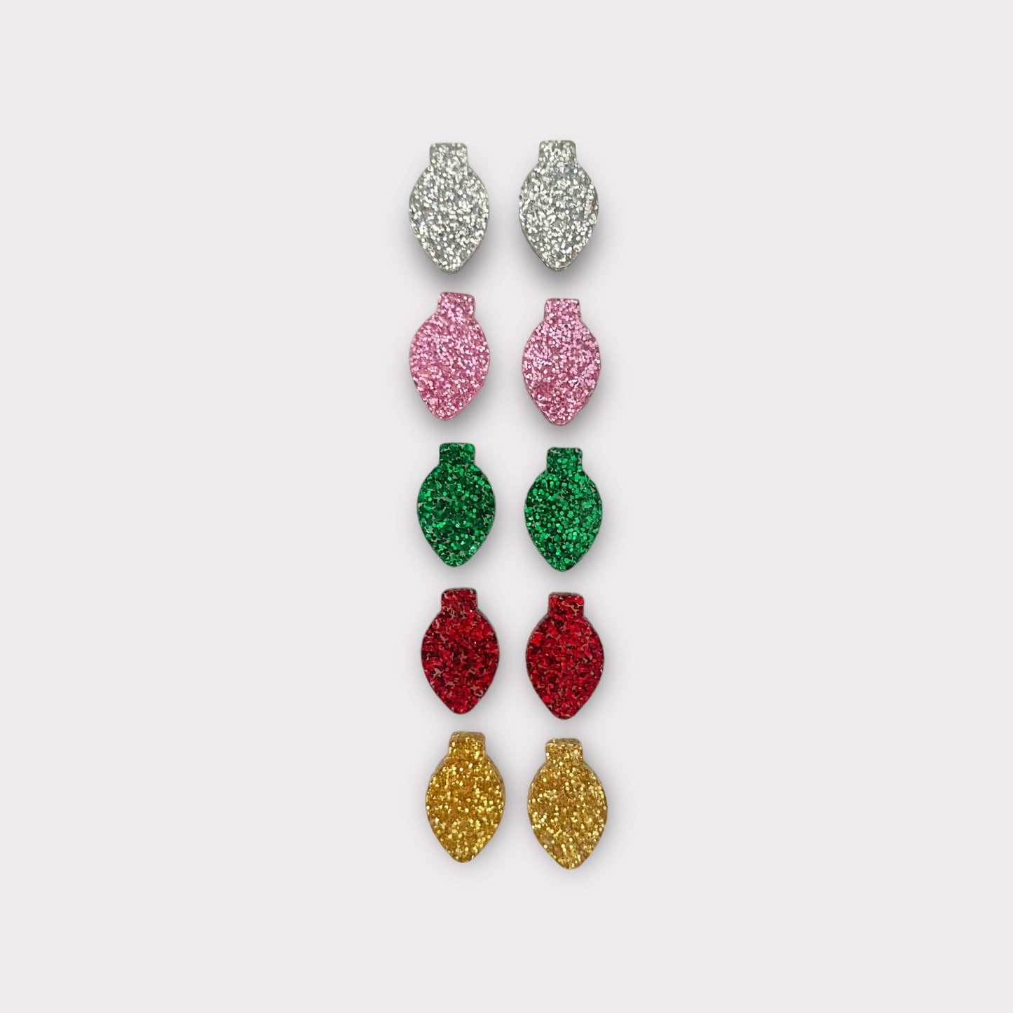 Christmas Bulb Stud Earrings