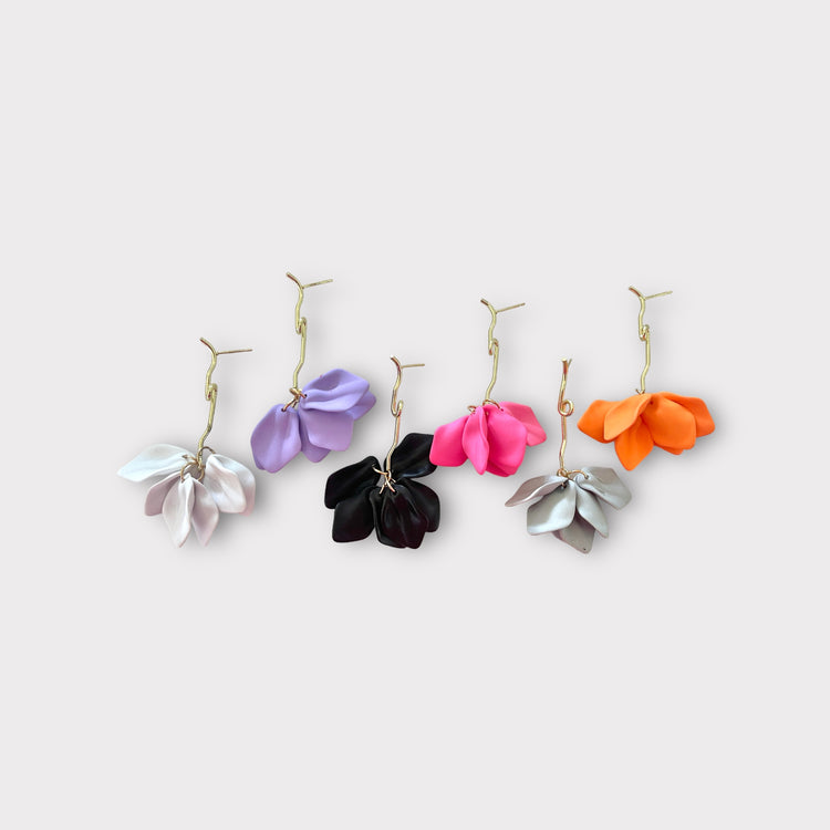 Bar Petal Earrings