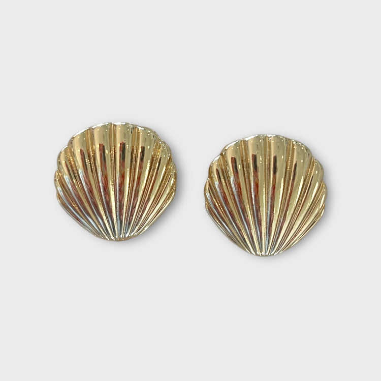 Shell Huggie Earrings
