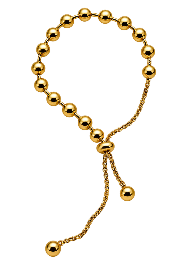 Gold Bead Bracelet