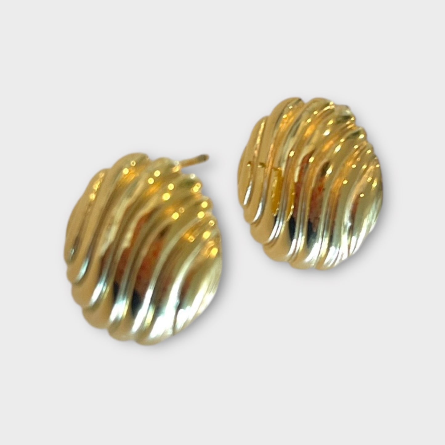 Thumbprint Stud Earrings