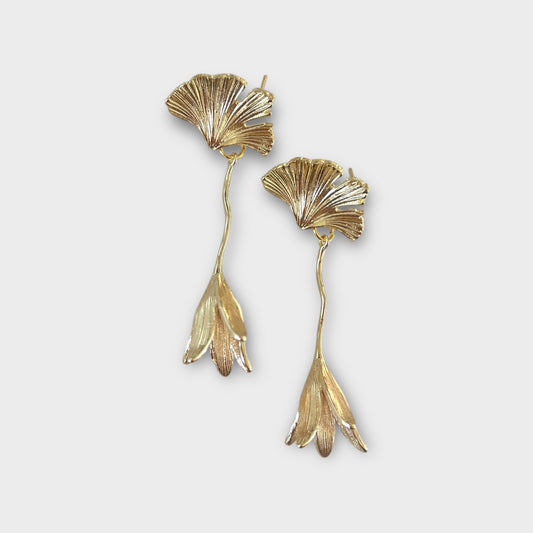 Leaf Tulip Earrings