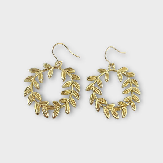 Wreath Hook Earrings