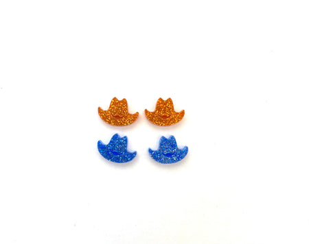 Cowboy Hat Stud Earrings