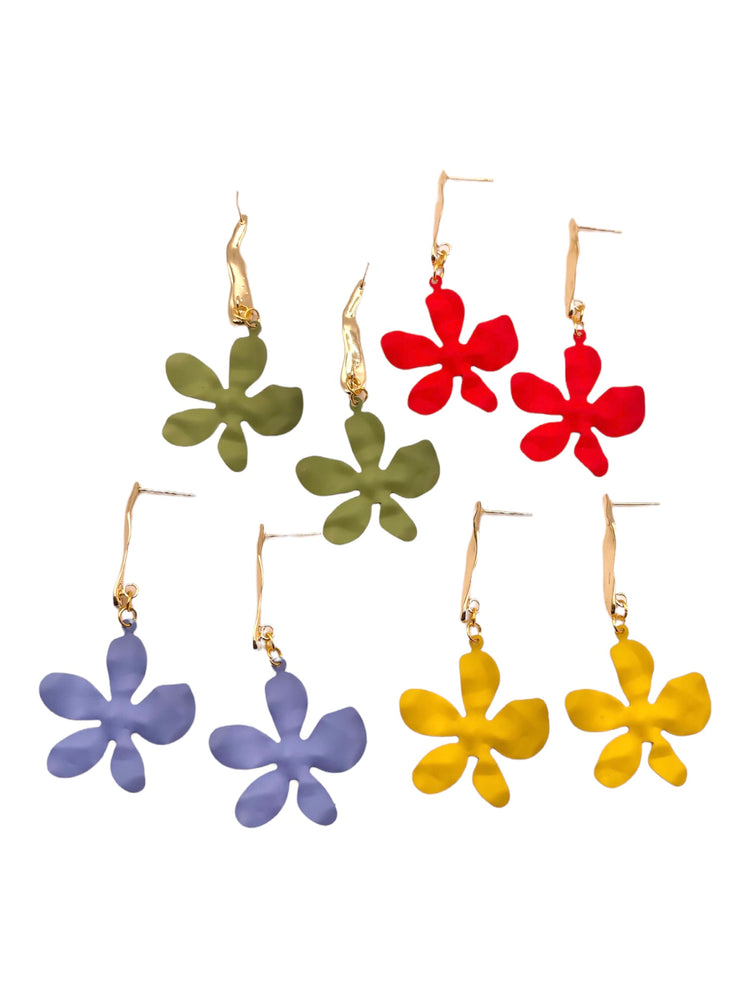 Flower Bar Earrings