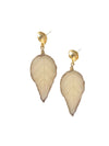 Shimmer Leaf Earrings