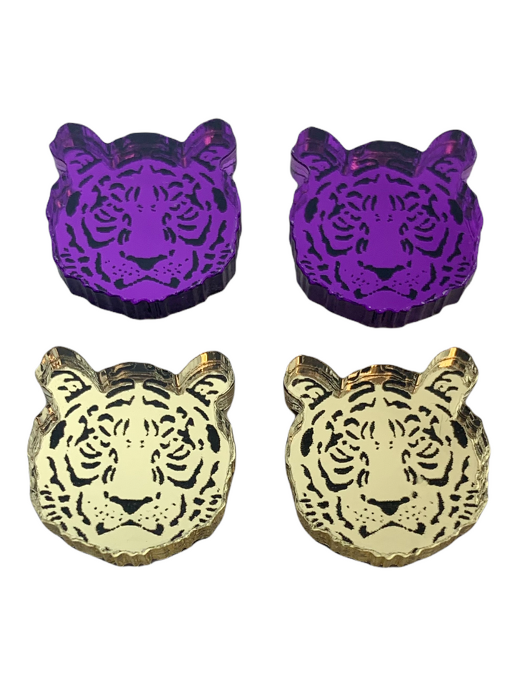 Tiger Studs - earrings