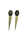 Bead Triangle Earrings