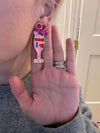 Multicolor Cocktail Statement Stud Earrings