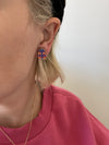 Painted Wood Present Earrings